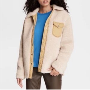 Rag & Bone Women’s XS Elliot Sherpa Shirt Jacket